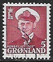 Greenland # 29 - King Frederick IX - used.....{Gn15}