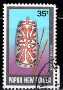 Papua New Guinea - #678 Ceramonial Shields  -  Used