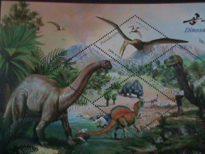 ​KOREA-2010-SC#4920-  PREHISTORY ANIMALS-DINOSAURS-MNH S/S VF-LAST ONE