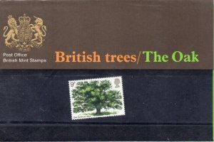 1973 British trees / The Oak Presentation pack UNMOUNTED MINT