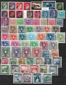 COLLECTION LOT OF 66 AUSTRIA 1945+ STAMPS