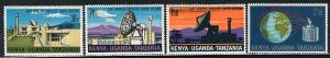 Kenya Uganda & Tanzania. 1970: Sc. # 213-216; **/MNH Cpl. Set