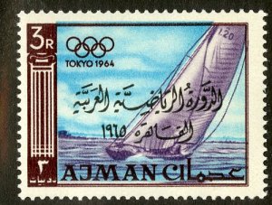 AJMAN MNH SCV $2.00 BIN $1.20 OLYMPICS 1964