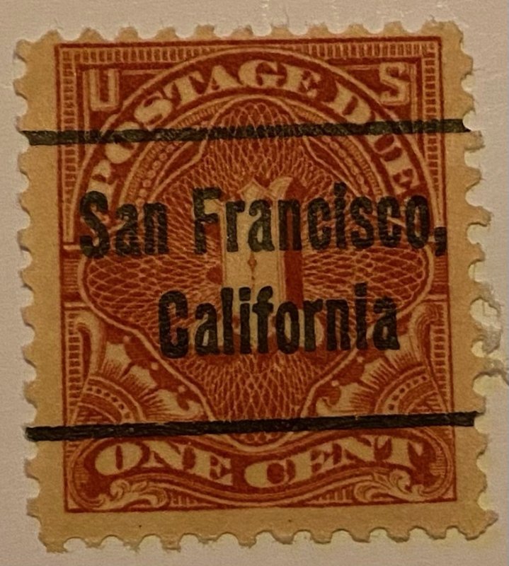 United States 1917-1931 Precancel Postage Due 121 Mint Stamps Lot