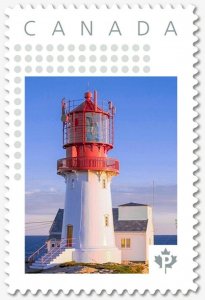 LIGHTHOUSE = red &white = Picture Postage stamp Canada 2018 [p18-07s23]