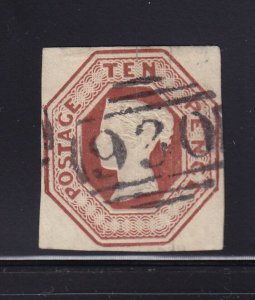 GB Scott # 6 VF used neat cancel ( SG # 57 ) nice color cv $ 1500 ! see pic !