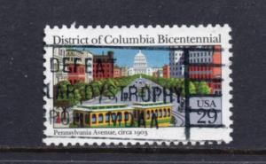 SCOTT # 2561  used  single District of Columbia Bicentennial