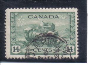 Canada #259 used f-vf. 