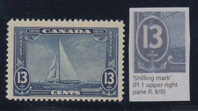 Canada, Unitrade 216i, MNH Shilling Mark Variety