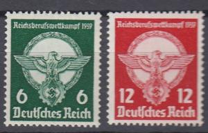 Germany - 1939 Worker's Competitions Sc# 490/491 - MNH (262)