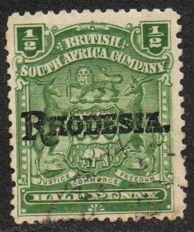 Rhodesia Sc #82 Used