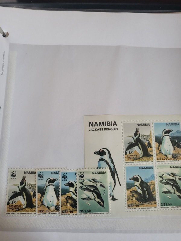 Stamps Namibia Scott #821-4a never hinged