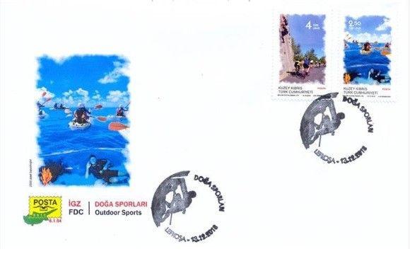 TURKISH NORTHERN CYPRUS/2018 -  (FDC) OUTDOOR SPORTS STAMP SET, MNH