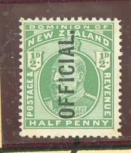 New Zealand #O33 Mint (NH) Single (King)