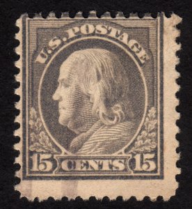 1919, US, 15c, Used, Benjamin Franklin, Sc 514