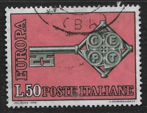 Italy #979 50l Europa - Golden Key