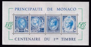 Monaco 1500 Souvenir Sheet MNH VF