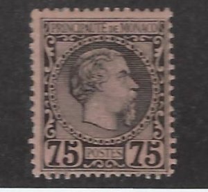 Monaco SC#8 Mint F-VF back corner thin SCV$70.00...Great Opportunity!