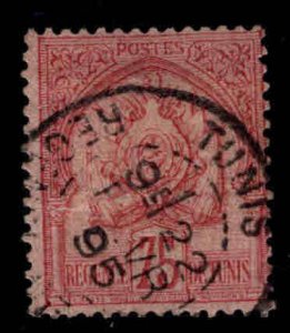 Tunis Tunisia Scott 22 used 1888 stamp with a nice cancel, CV $80