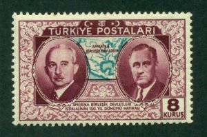 Turkey 1939 #821 MH SCV(2018) = $1.50