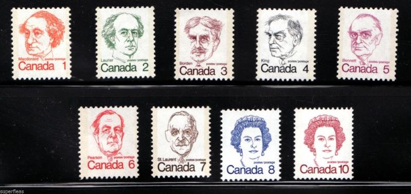 28 Canadian MNH postage stamps • Collection of Definitives & Wildlife 1970's 