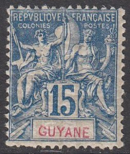 French Guiana 39 MH CV $42.50