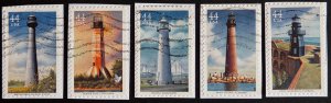 US 4409-4413 (2009 Gulf Coast Lighthouses)