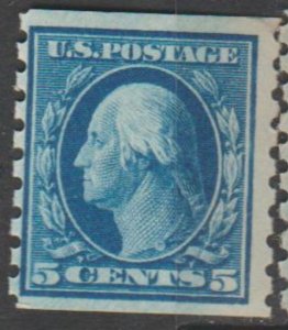 U.S. Scott #396 Coil Washington Stamp - Mint NH Single - IND