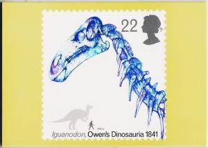 Great Britain. 1991 Dinosaurs. PHQ Cards(5) Unused