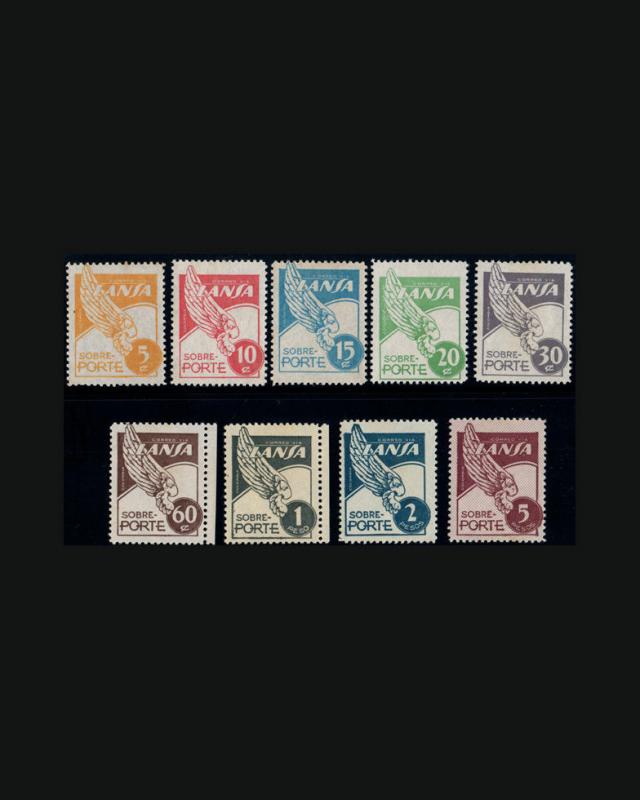 VINTAGE: COLOMBIA 1950 OG NH SCOTT C166-174 $115 EST FOR NH  LOT # COL1950D