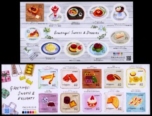 Japan 2019 Scott #4272-4273 Sheets Mint Never Hinged