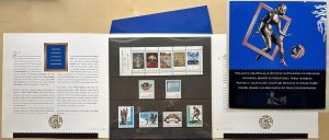 Finland 1995 Paintings Sculptures Art on Finnish stamps official booklet MNH