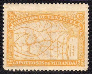 1896 - Venezuela - Miranda -  Scott 138 25 c. - MLH