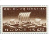 Norway Mint NK 303 Viking Ship 15 Øre Dark brown