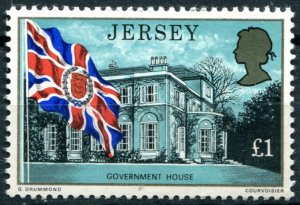 Jersey Sc#154 MNH, £1 multi, Definitive Series 1976-1980: Parish Arms and Vi...