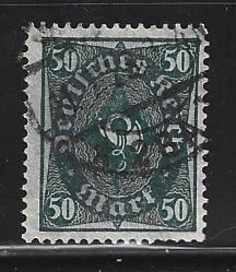 Germany Sc 184 Mi 209Wa used SIGNED Infla Berlin