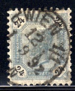 Austria #67, used, 2011 Scott CV 95 cents