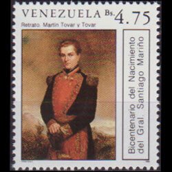 VENEZUELA 1988 - Scott# 1419 Gen.Marino Set of 1 NH