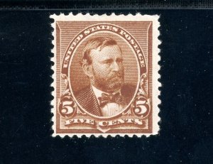 USAstamps Unused FVF US Serie of 1895 Grant Scott 270 Part OG MHR