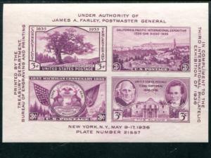 USA  Lot of 50 1936 sheets  Mint VF NH   -   LSP