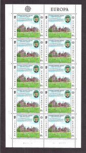 ISLE OF MAN SC# 174-75 MINI SHEETS OF 10  FVF/MNH 1980