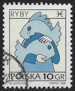 Poland #3278 10g Signs of The Zodiac - Pisces