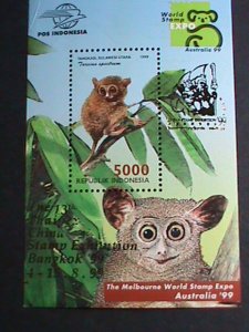 ​INDONESIA -1999--SC# 1846- AUSTRARIA'99 WORLD STAMP EXPO MNH-S/S VERY FINE