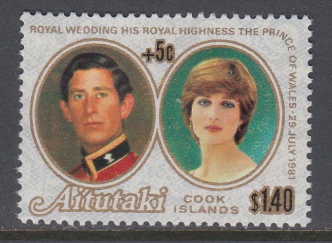 Aitutaki 249 Royal Wedding MNH VF