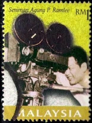 P. Ramlee, Actor & Director, Malaysia stamp SC#705 Used