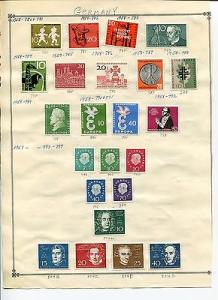 Germany Collection 1956/73 mostly mint 19 pages