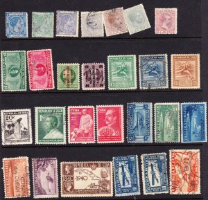Cuba - selection of pre-1940