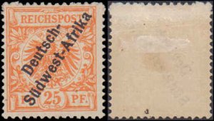 German South West Africa #5, Incomplete Set, 1897, Hinged