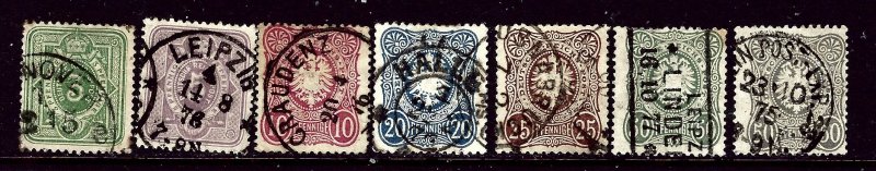 Germany 29-35 Used 1875-77 Used complete set