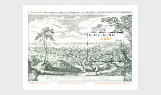 2021 Slovakia Matthaus Merian Artist SS (Scott 887) MNH